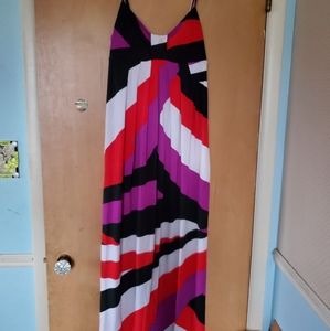 Allen B. Long dress.